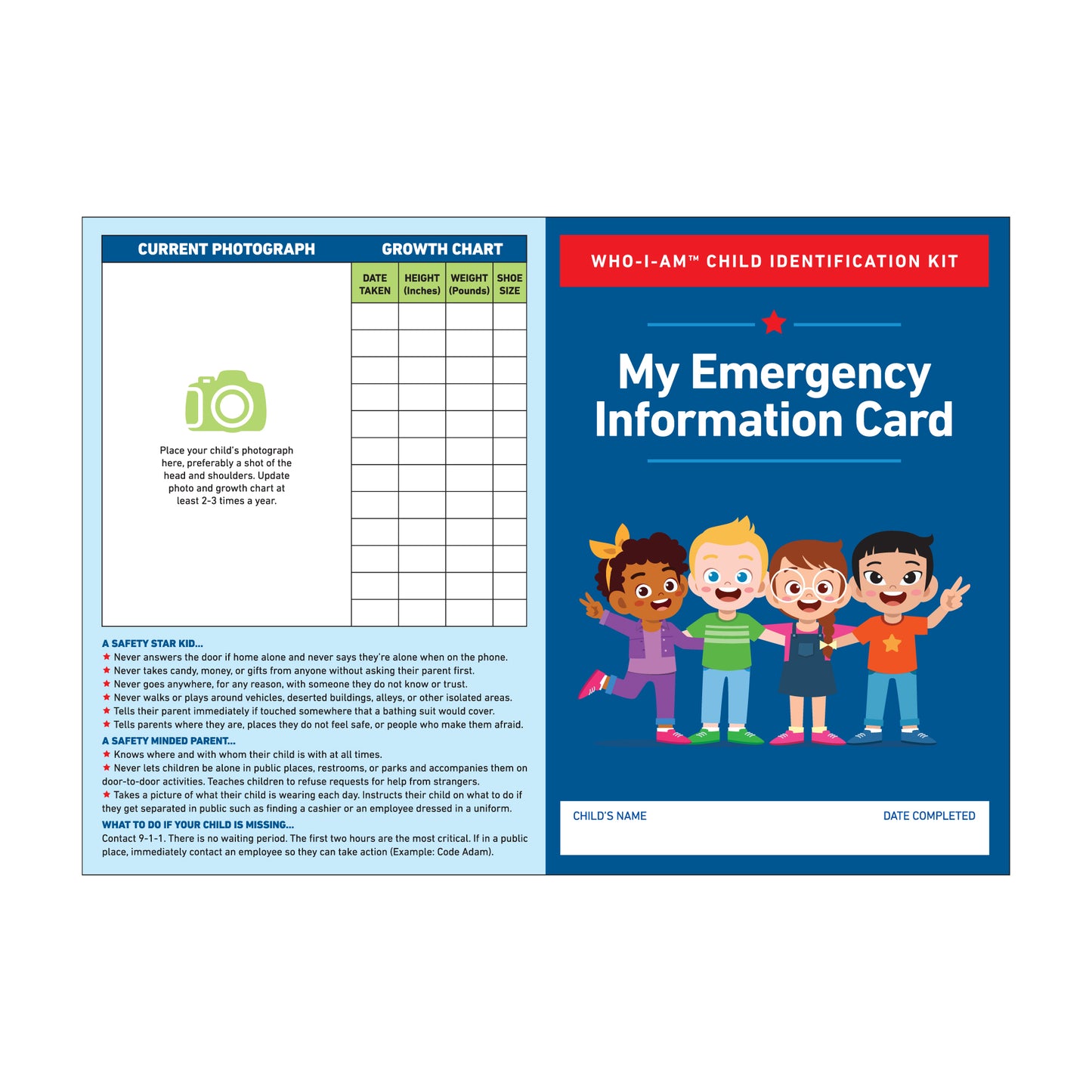 Child Fingerprint Kits Standard