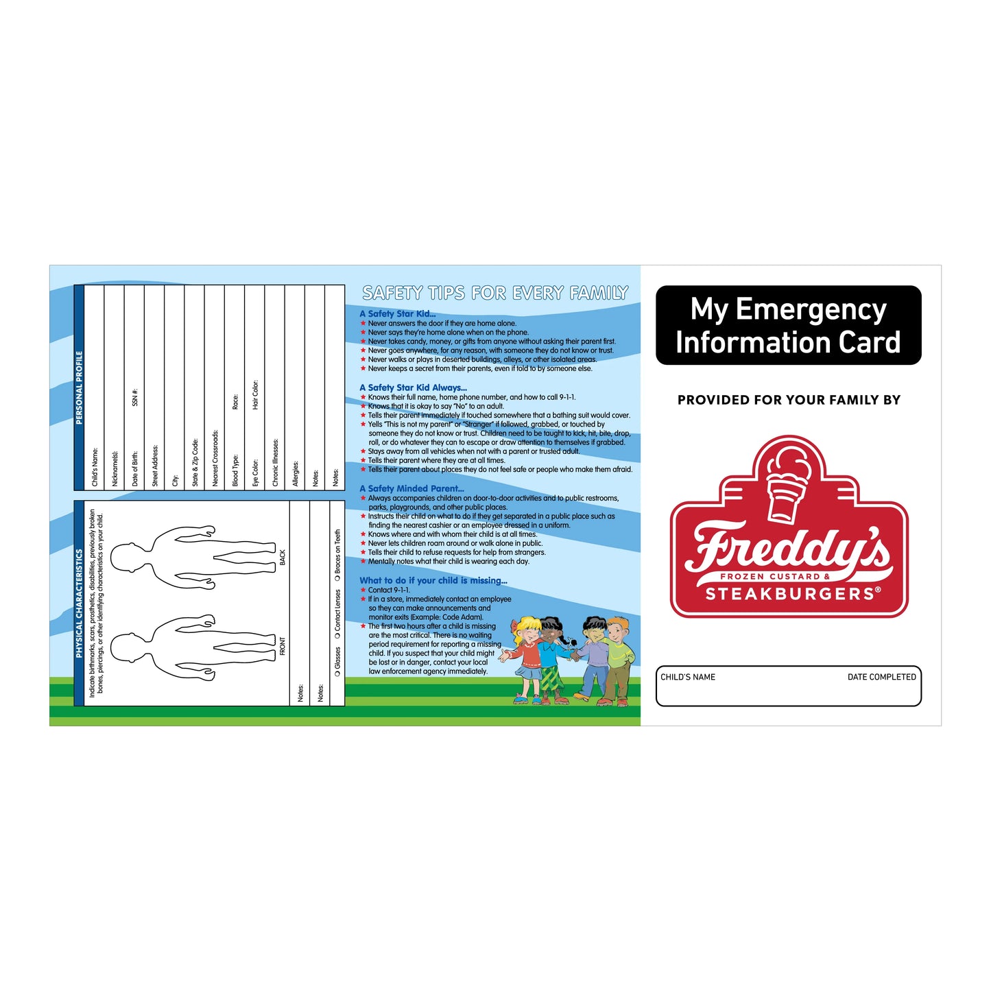Complete Child ID Kits Custom