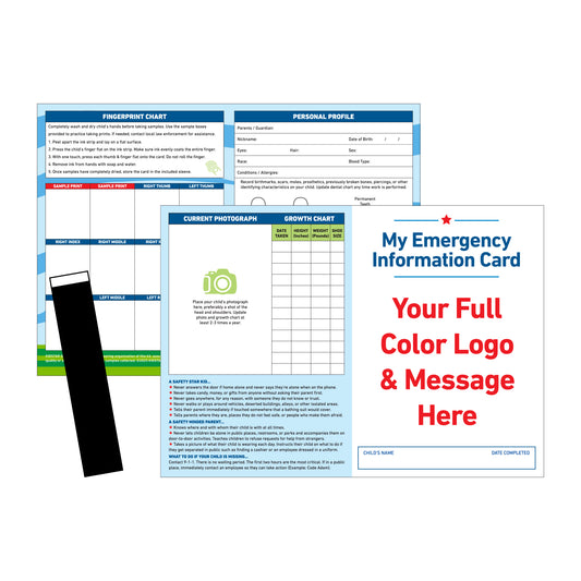 Child Fingerprint Kits Custom