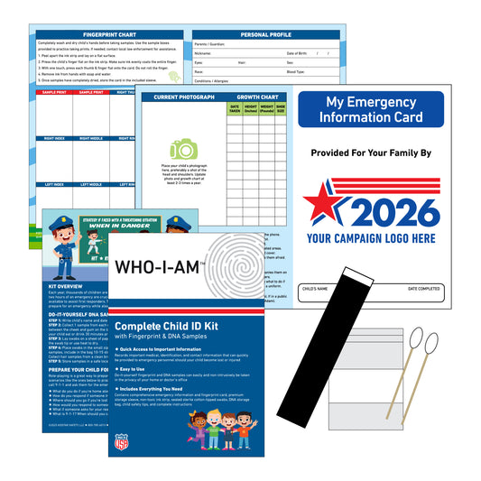 Complete Child ID Kits For 2026 Election Campaigns