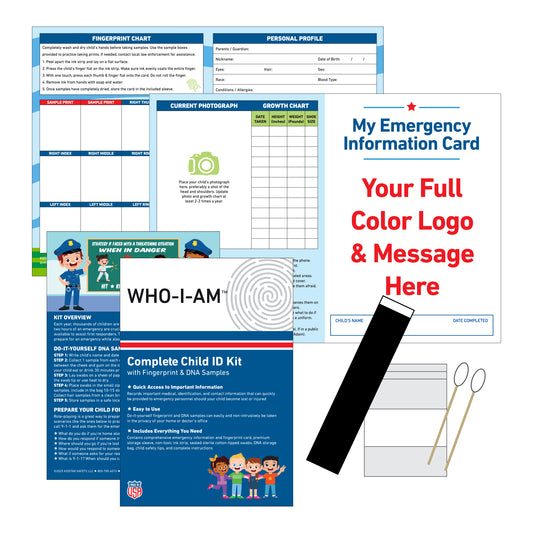 Complete Child ID Kits Custom